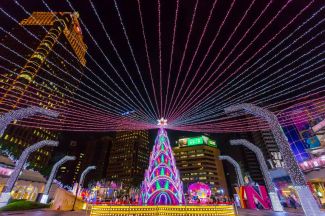 Không khí Noel ngập tràn các con phố ở Đài Loan