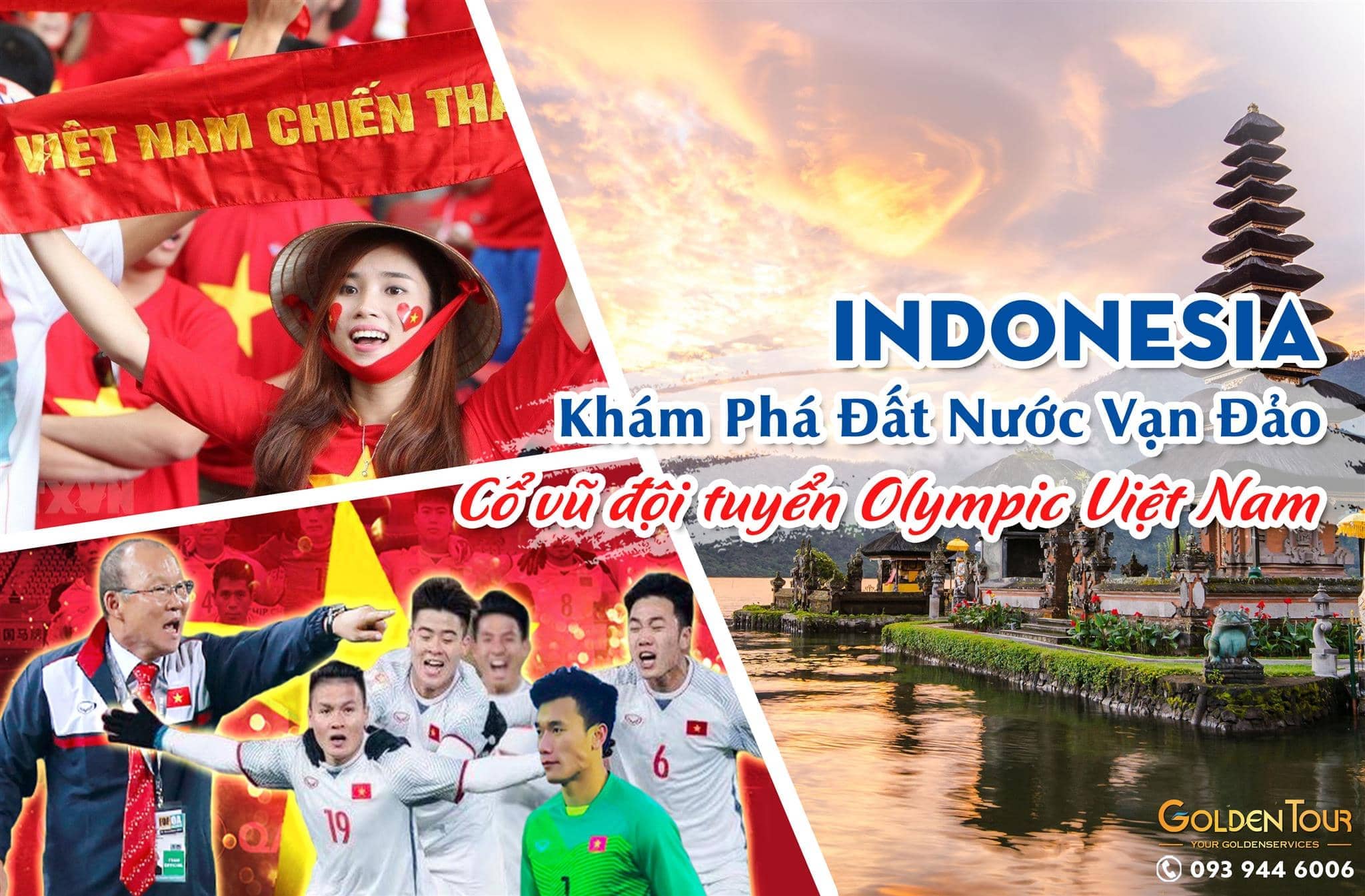 Tour Indonesia Cổ vũ Olympic Việt Nam: Du lịch Đất Nước Vạn Đảo - Jakarta - Bandung