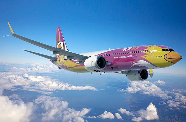 máy bay hãng Nok Air goldentour